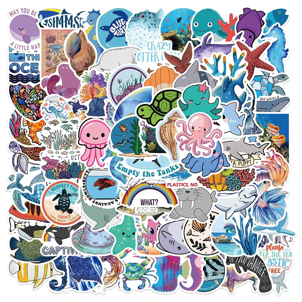 10/30/50/100PCS Ocean World Cute Marine Animal Cartoon Stickers Decal DIY Laptop Phone Luggage Fridge Waterproof Sticker Kid Toy
10/30/50/100PCS Ocean World Cute Marine Animal Cartoon Stickers Decal DIY Laptop Phone Luggage Fridge Waterproof Sticker Kid Toy
