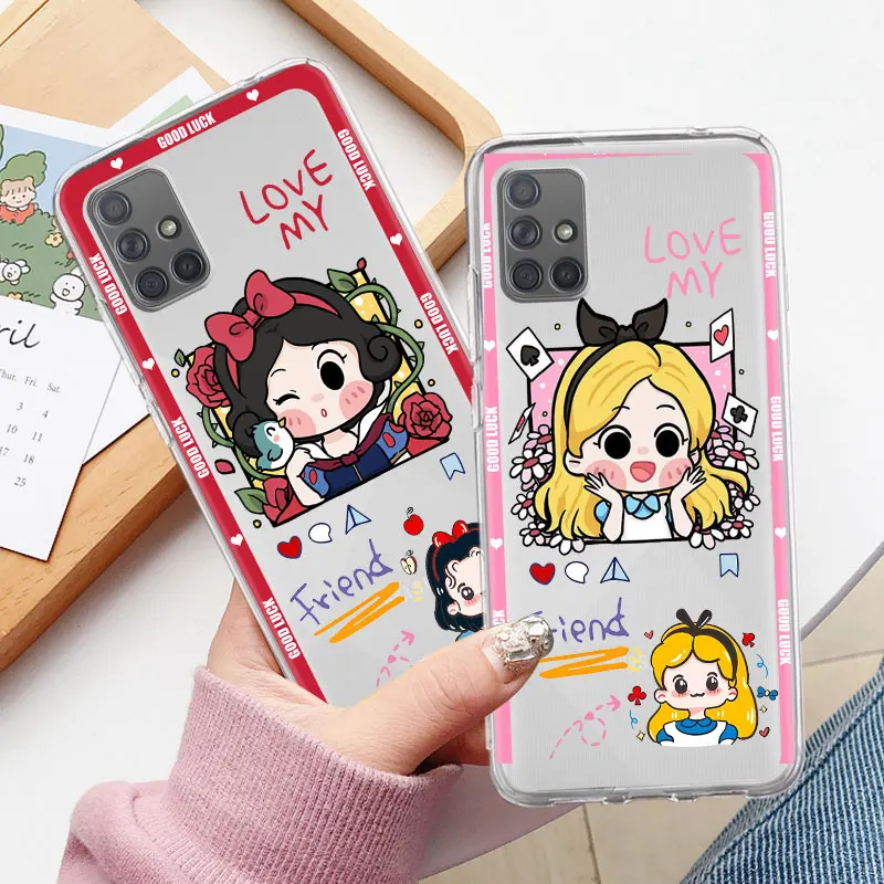 Disney Cartoon Princess Clear Case For Samsung Galaxy A52 A12 A51 A32 A21s A71 A53 A22 A14 A13 A11 A02s A72 A23 A73 Phone Cover
Disney Cartoon Princess Clear Case For Samsung Galaxy A52 A12 A51 A32 A21s A71 A53 A22 A14 A13 A11 A02s A72 A23 A73 Phone Cover