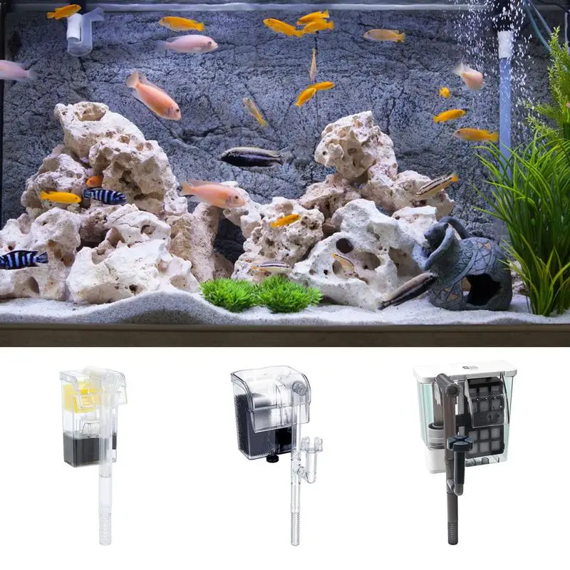 Aquarium Filter Shock-Absorbent Hanging Filter With Three Layer Filter 5 Gallon Power Filter For Fish Tank Microporous Cotton &
Aquarium Filter Shock-Absorbent Hanging Filter With Three Layer Filter 5 Gallon Power Filter For Fish Tank Microporous Cotton &