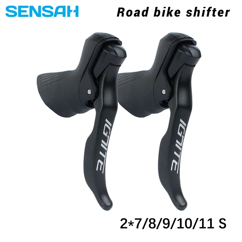 SENSAH Road Bike Aluminum Shifter 2x7 2x8 2x9 2x10 Speed Brake Lever 16/18/20 Speed Bike Shifter for Shimano Sora Tiagra Claris
SENSAH Road Bike Aluminum Shifter 2x7 2x8 2x9 2x10 Speed Brake Lever 16/18/20 Speed Bike Shifter for Shimano Sora Tiagra Claris