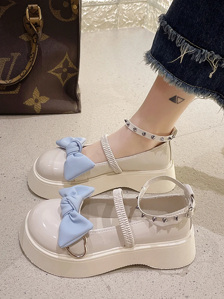 Туфли дерби женские, Кожаные классические туфли на платформе, с круглым носком, бантом, криперы, удобная летняя обувь с бабочкой
Туфли дерби женские, Кожаные классические туфли на платформе, с круглым носком, бантом, криперы, удобная летняя обувь с бабочкой