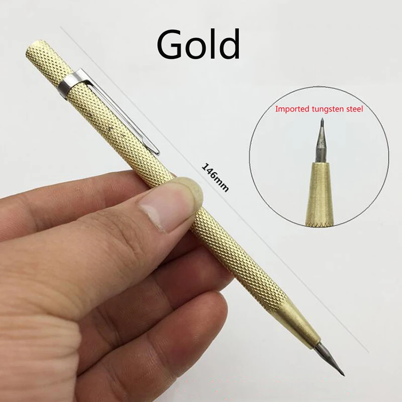 Tungsten Carbide Tip Scriber Pen Diamond Metal Marking Engraving Pen for Glass Ceramic Metal Wood Carving Scribing Hand Tools
Tungsten Carbide Tip Scriber Pen Diamond Metal Marking Engraving Pen for Glass Ceramic Metal Wood Carving Scribing Hand Tools