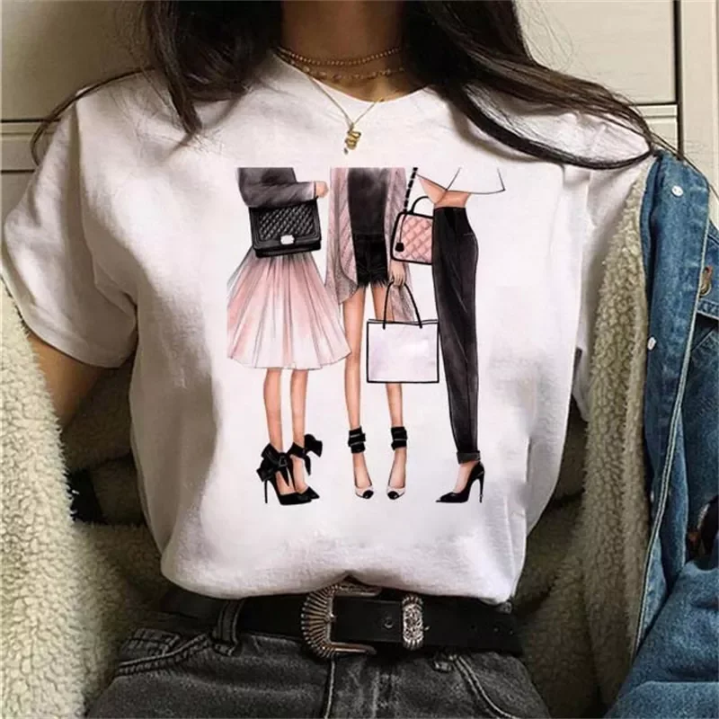2022NEW Summer Women Fashion Print Casual Women T-shirt Harajuku Streetwear T Shirt White Short-sleeved Tops Tees Ladies Tshirt
2022NEW Summer Women Fashion Print Casual Women T-shirt Harajuku Streetwear T Shirt White Short-sleeved Tops Tees Ladies Tshirt