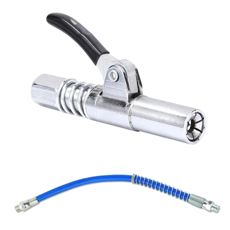 Manual Grease Grease Nipple Coupler Accessory Part Oil Filling Tool Grease Nipple Fittings With 30Cm Hose
Manual Grease Grease Nipple Coupler Accessory Part Oil Filling Tool Grease Nipple Fittings With 30Cm Hose