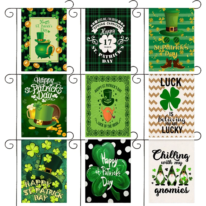 St. Patricks Day Yard Banner Garden Flag With High Quality Garden Flags House Decor 2022 New Fashion 30x45cm
St. Patricks Day Yard Banner Garden Flag With High Quality Garden Flags House Decor 2022 New Fashion 30x45cm