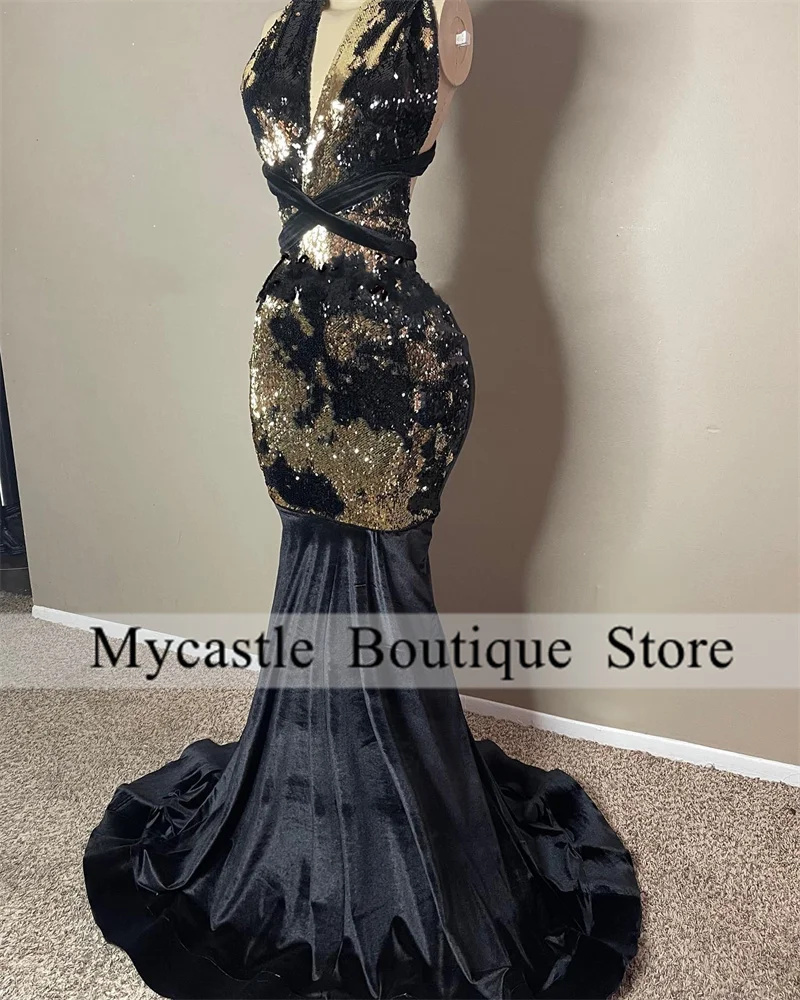 Sexy Black Velvet Mermaid Prom Dresses 2023 For Black Girls Backless Birthday Party Dress Formal Dress Robe De Bal
Sexy Black Velvet Mermaid Prom Dresses 2023 For Black Girls Backless Birthday Party Dress Formal Dress Robe De Bal