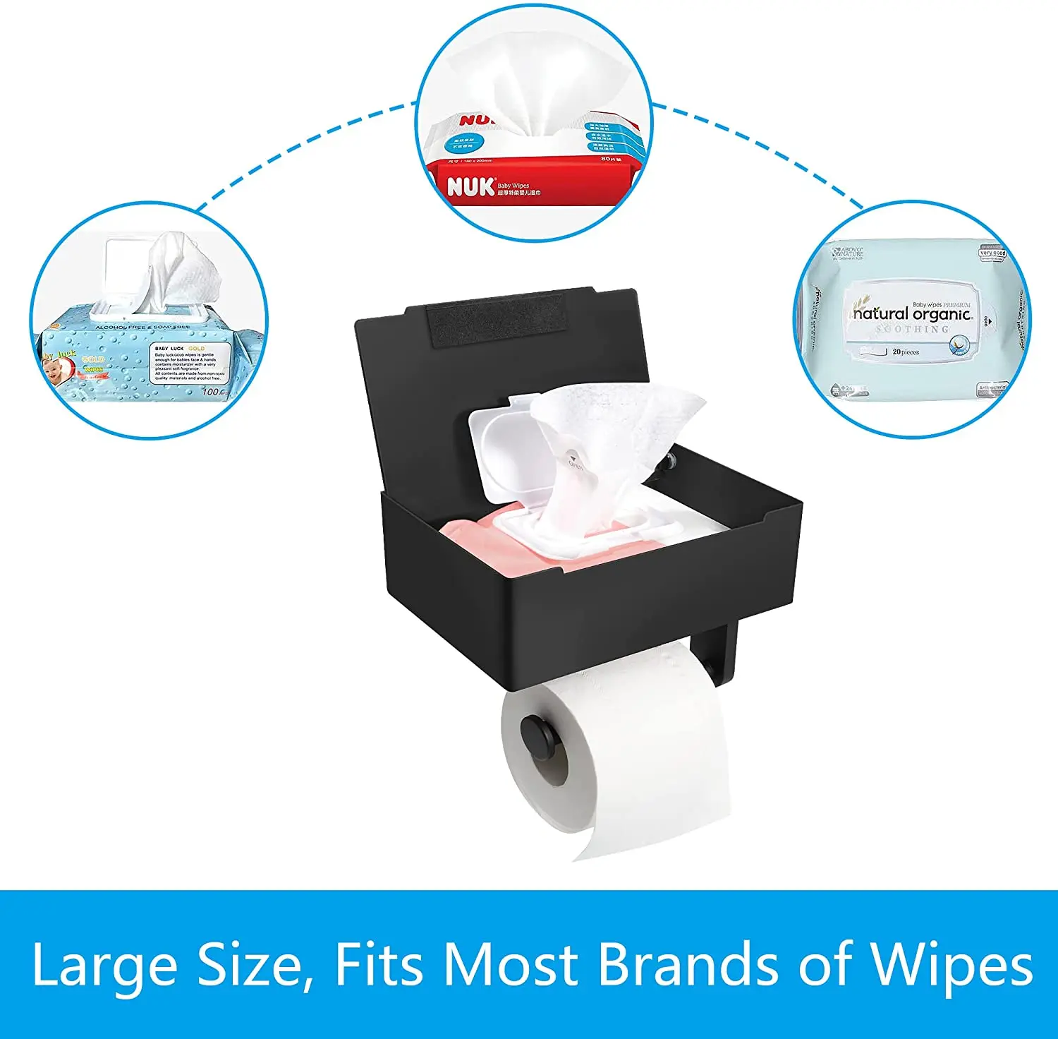 Wall Mounted Tissue Paper Holder Roll Holder With Phone Storage Shelf Bathroom Accessories Black Toilet Paper Holder
Wall Mounted Tissue Paper Holder Roll Holder With Phone Storage Shelf Bathroom Accessories Black Toilet Paper Holder