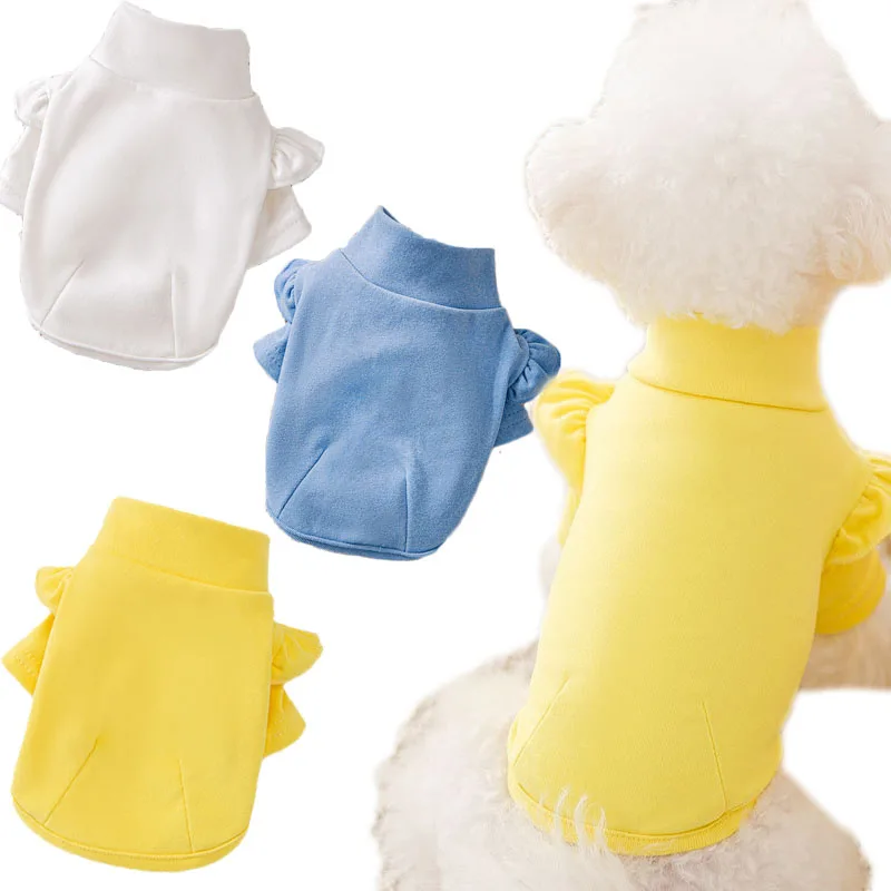 Pet Dog Clothes Pullover Dog Hoodie Flying Sleeve Sweatshirt Turtleneck Puppy Cat Tshirt For Small Medium Dogs Chiwawa Dog Shirt
Pet Dog Clothes Pullover Dog Hoodie Flying Sleeve Sweatshirt Turtleneck Puppy Cat Tshirt For Small Medium Dogs Chiwawa Dog Shirt