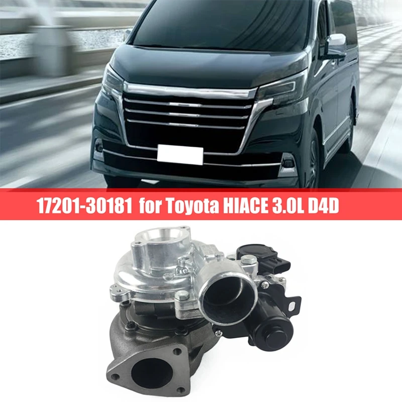 

1 Piece 17201-30181 Car Turbocharger Car Supercharger Turbocharger Supercharger For Toyota HIACE 3.0L D4D