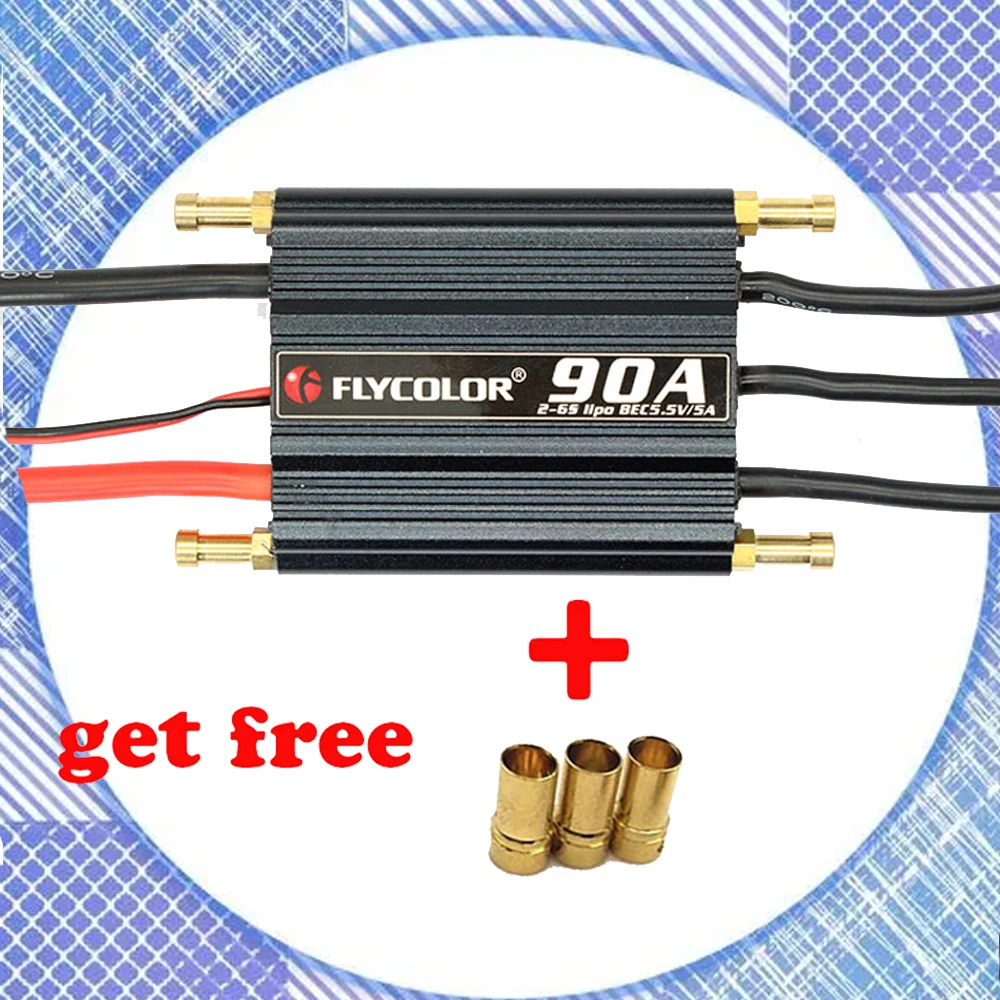 flycolor 50A 70A 90A 120A 150A Brushless ESC Speed Control Stand 2-6S Lipo BEC 5.5V/5A for RC Boat F21267/71
flycolor 50A 70A 90A 120A 150A Brushless ESC Speed Control Stand 2-6S Lipo BEC 5.5V/5A for RC Boat F21267/71