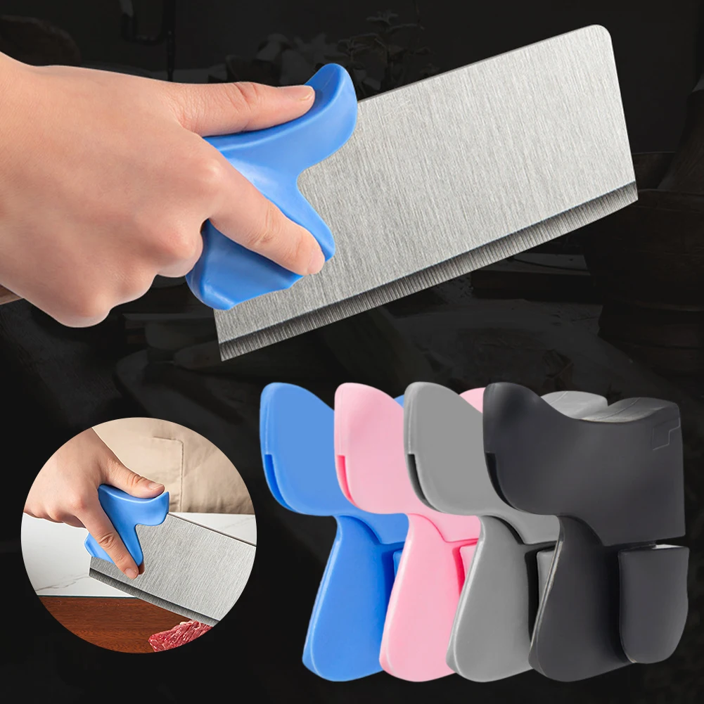 New Silicone Kitchen Knife Back Protection Cover Hand Guard Safe Cutting Finger Protector Knife Handle Cover Anti-Cut Gadgets
New Silicone Kitchen Knife Back Protection Cover Hand Guard Safe Cutting Finger Protector Knife Handle Cover Anti-Cut Gadgets