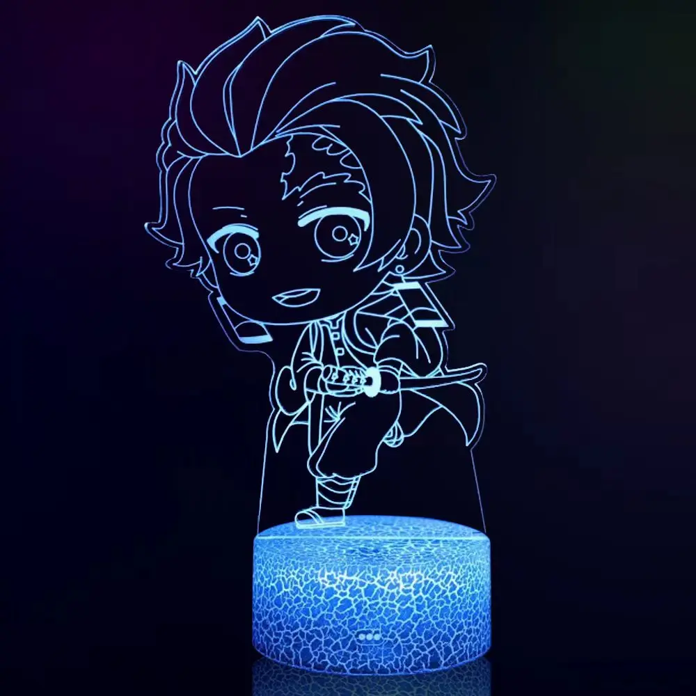 Новый 3D светодиодный ночсветильник аниме рассекающий демонов Agatsuma Zenitsu фигурка для детей декор для детской спальни крутая лампа Kimetsu No Yaiba подарки
Новый 3D светодиодный ночсветильник аниме рассекающий демонов Agatsuma Zenitsu фигурка для детей декор для детской спальни крутая лампа Kimetsu No Yaiba подарки