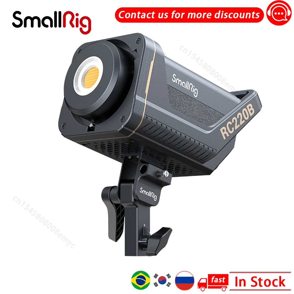 SmallRig RC220B Bi-Color LED Video Photography Light Bluetooth App Control 2700-6500K for Camera Video Interview
SmallRig RC220B Bi-Color LED Video Photography Light Bluetooth App Control 2700-6500K for Camera Video Interview
