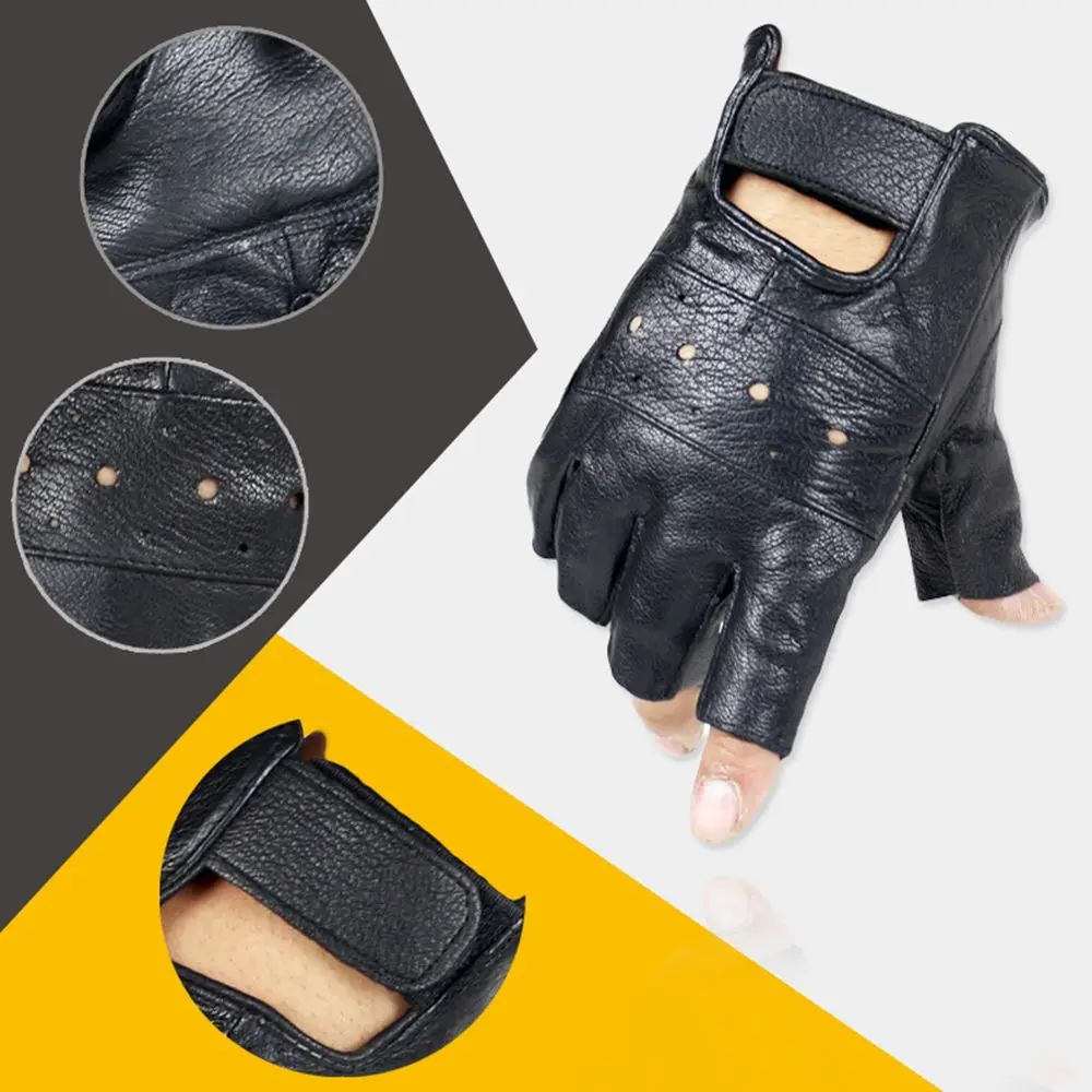 Cycling Mountain Biking Nonslip ATV Scooter Leather Fingerless Motorcycle Riding Gloves Breathable Half Finger Mittens
Cycling Mountain Biking Nonslip ATV Scooter Leather Fingerless Motorcycle Riding Gloves Breathable Half Finger Mittens