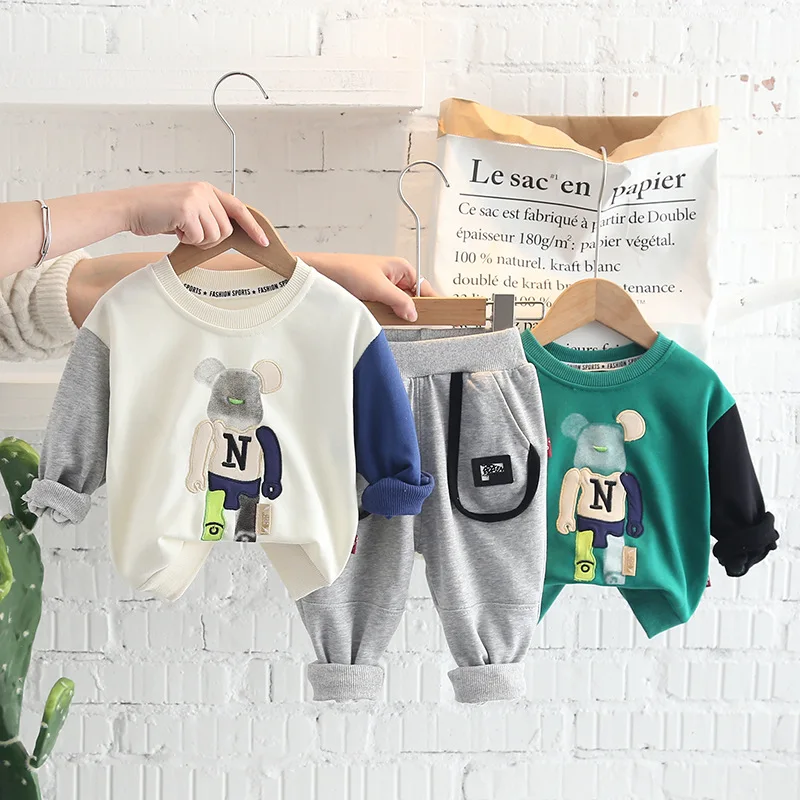2022 Spring Autumn 1-6 Years Kids 2PCS Clothing Set Cartoon Embroidery Sweatshirts Pants Boys Clothes Baby Girls Sports Suit
2022 Spring Autumn 1-6 Years Kids 2PCS Clothing Set Cartoon Embroidery Sweatshirts Pants Boys Clothes Baby Girls Sports Suit