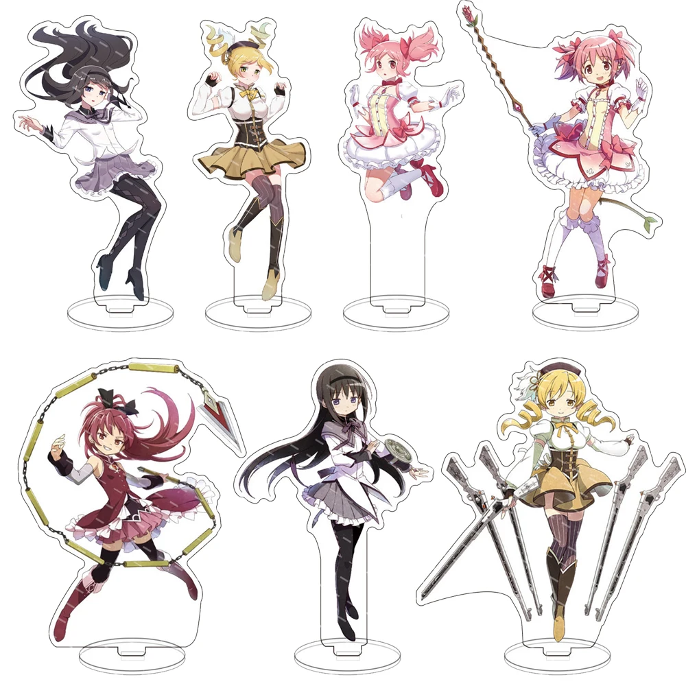 Magical Girl Anime Acrylic Stand Model Figures Mahou Shojo Madoka Magica Action Cosplay Desk Ornaments Standing Props Fans Gifts 
Magical Girl Anime Acrylic Stand Model Figures Mahou Shojo Madoka Magica Action Cosplay Desk Ornaments Standing Props Fans Gifts