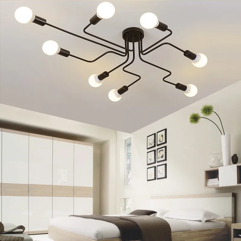 Retro Creative Personality Led Ceiling Lights Multi-bar Wrought Iron Chandelier Kitchen Living Dining Room Study Home Decor
Retro Creative Personality Led Ceiling Lights Multi-bar Wrought Iron Chandelier Kitchen Living Dining Room Study Home Decor