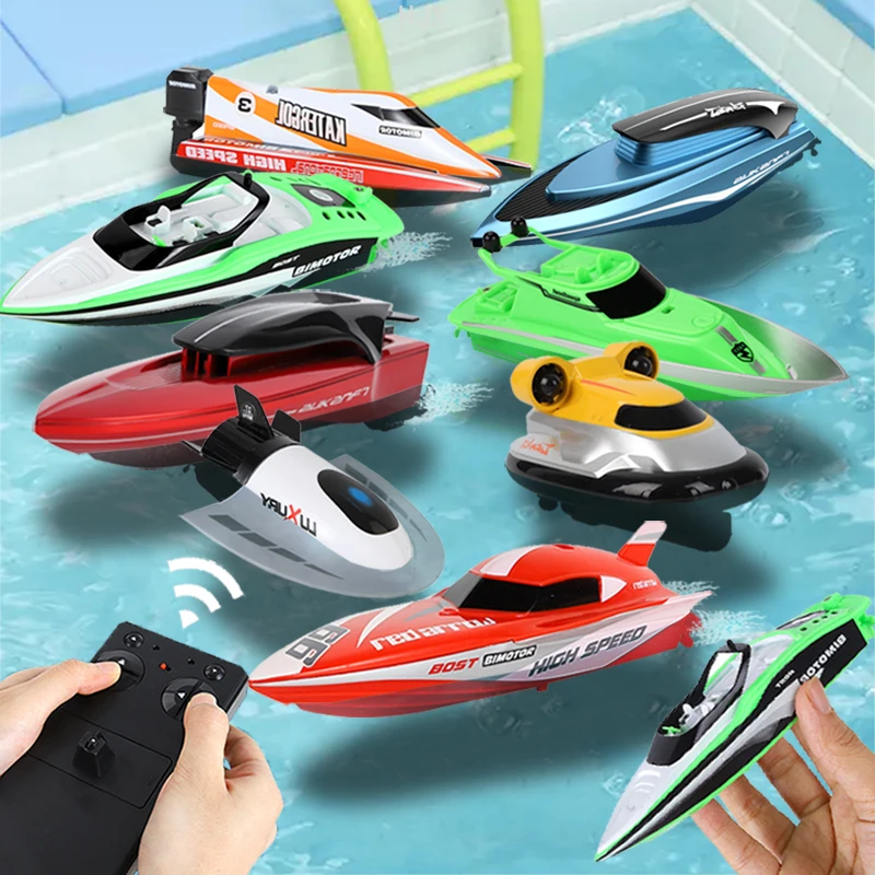 2.4G Mini Fun Rc Speed Boat Remote Control Ship Submarine Bath Tub Electric Water Toy for Boy Kids Children Family Swimming Pool
2.4G Mini Fun Rc Speed Boat Remote Control Ship Submarine Bath Tub Electric Water Toy for Boy Kids Children Family Swimming Pool