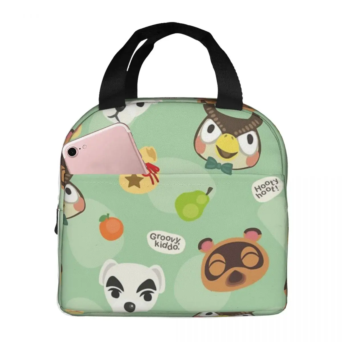 Animal Crossing Lunch Bags Portable Insulated Canvas Cooler Bag Thermal Food Picnic Travel Lunch Box for Women Children
Animal Crossing Lunch Bags Portable Insulated Canvas Cooler Bag Thermal Food Picnic Travel Lunch Box for Women Children