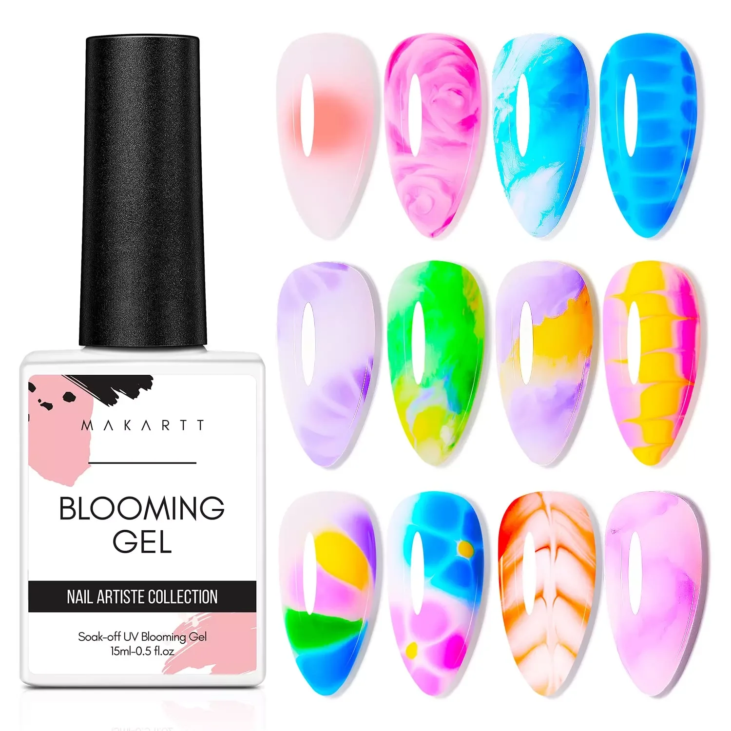 NEW2023 Clear Blooming Gel–15ml UV LED Soak Off Nail Art Polish for Spreading Effect, Marble Nail Polish Gel Paint Nail Designs
NEW2023 Clear Blooming Gel–15ml UV LED Soak Off Nail Art Polish for Spreading Effect, Marble Nail Polish Gel Paint Nail Designs
