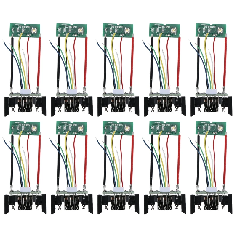 10X DCB200 Li-Ion Battery PCB Charging Protection Circuit Board For Dewalt 18V 20V DCB201 DCB203 DCB204
10X DCB200 Li-Ion Battery PCB Charging Protection Circuit Board For Dewalt 18V 20V DCB201 DCB203 DCB204