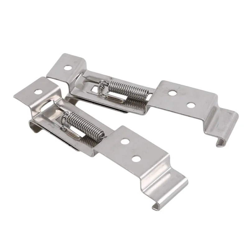 1Pair Stainless Steel Car License Plate Frame Holder Trailer Number Plate Clips Spring Bracket Cars License Plate Cover Fixed
1Pair Stainless Steel Car License Plate Frame Holder Trailer Number Plate Clips Spring Bracket Cars License Plate Cover Fixed