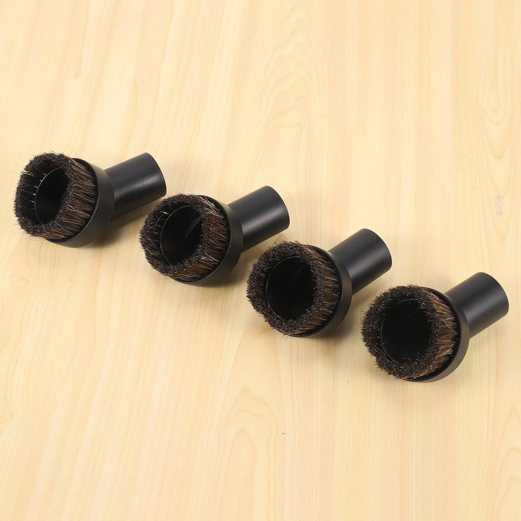 4 Pcs Horsehair Bristle Vacuum Cleaner Round Dusting Brush Replacement, Corner/Track Cleaning Tools,Inner Dia 32mm
4 Pcs Horsehair Bristle Vacuum Cleaner Round Dusting Brush Replacement, Corner/Track Cleaning Tools,Inner Dia 32mm