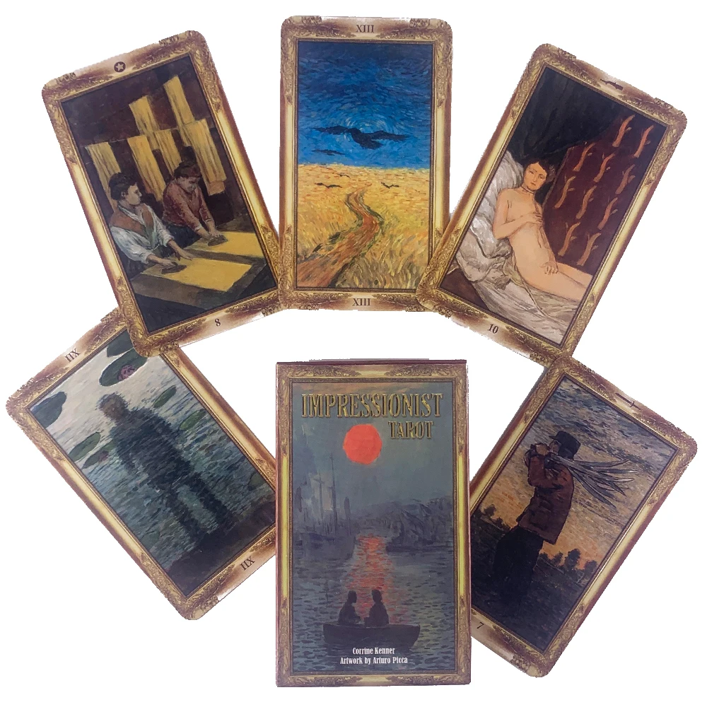 Impressionism Romantic Sunset Lake Impressionist Tarot Retro Impressionist Style Card Tarot Cards Adult Games for Party
Impressionism Romantic Sunset Lake Impressionist Tarot Retro Impressionist Style Card Tarot Cards Adult Games for Party