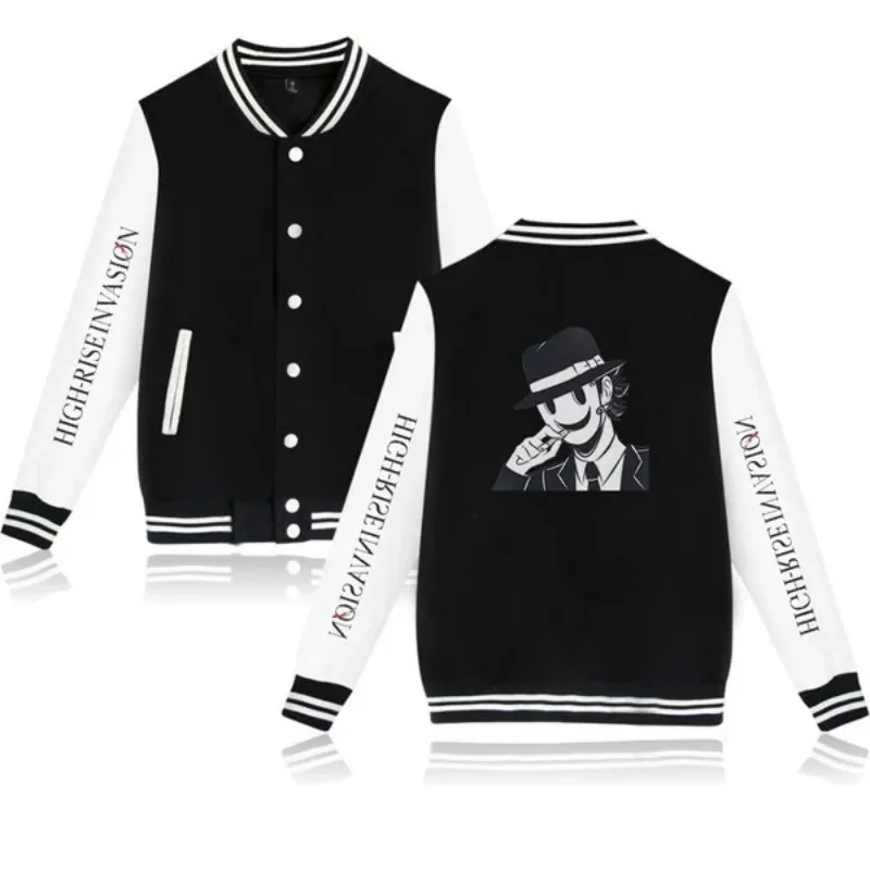 Hot Anime High-Rise Invasion Baseball Jacket Streetwear Printed Streetwear Long Sleeve Baseball Jacket V-neck Coat
Hot Anime High-Rise Invasion Baseball Jacket Streetwear Printed Streetwear Long Sleeve Baseball Jacket V-neck Coat