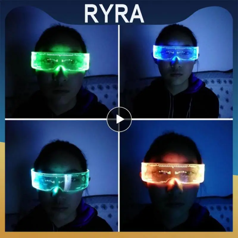 Halloween LED Luminous Glasses EL Flashing Glasses Neon Bar Party LED Glasses Light Up Glasses Costume Party Decor DJ Sunglasses
Halloween LED Luminous Glasses EL Flashing Glasses Neon Bar Party LED Glasses Light Up Glasses Costume Party Decor DJ Sunglasses