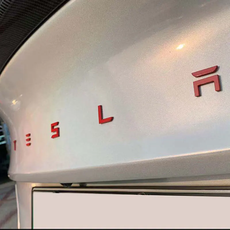 Car Sticker For TESLA Model 3 Y cover logo Tail logo Tesla English Emblem modification model X S Rear Trunk Lid Logo Accessories
Car Sticker For TESLA Model 3 Y cover logo Tail logo Tesla English Emblem modification model X S Rear Trunk Lid Logo Accessories
