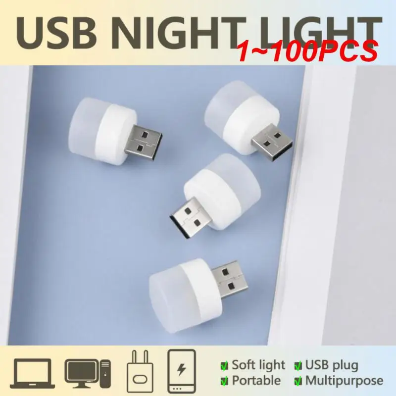 1~100PCS USB Night Light Portable LED Lamp Mini Night Light Small Round Lamp Computer Mobile Power Light Warm White Light Two
1~100PCS USB Night Light Portable LED Lamp Mini Night Light Small Round Lamp Computer Mobile Power Light Warm White Light Two