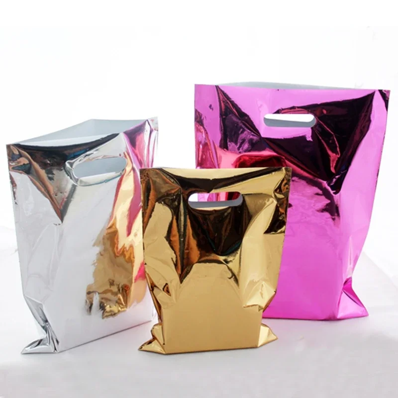 Plastic Gift Bag,Plastic Glossy Gift Bag,Shopping Mall Grocery Clothes Packaging Rose Gold Silver Foil Bags 50pcs/lot
Plastic Gift Bag,Plastic Glossy Gift Bag,Shopping Mall Grocery Clothes Packaging Rose Gold Silver Foil Bags 50pcs/lot