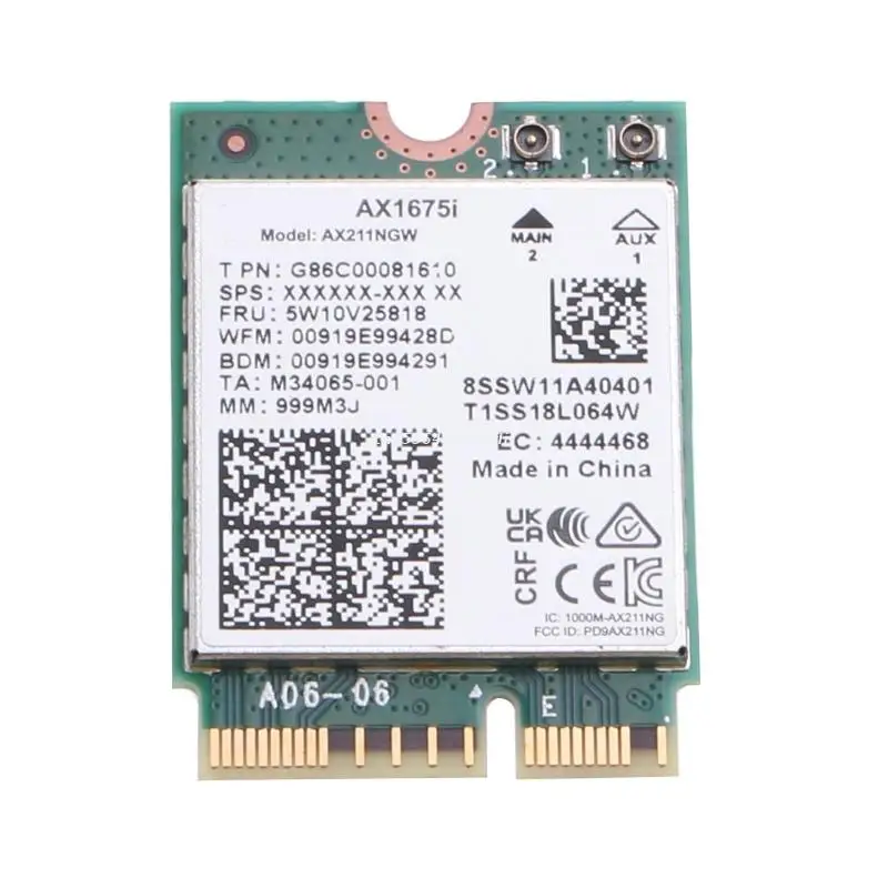 Трехдиапазонная карта Wi-Fi 6E 2,4G/фотосессия/6G сетевой адаптер 802.11a/b/g/n,802.11ax BT 5,2 Прямая поставка
Трехдиапазонная карта Wi-Fi 6E 2,4G/фотосессия/6G сетевой адаптер 802.11a/b/g/n,802.11ax BT 5,2 Прямая поставка