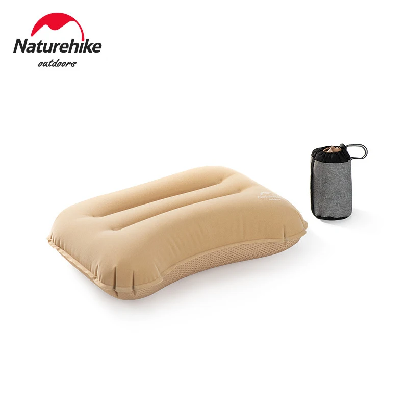 

Naturehike Updated Inflatable Pillow Camping Air Pillow Ultralight Hiking Sleeping Pillow Outdoor Compressible NH Travel Pillow