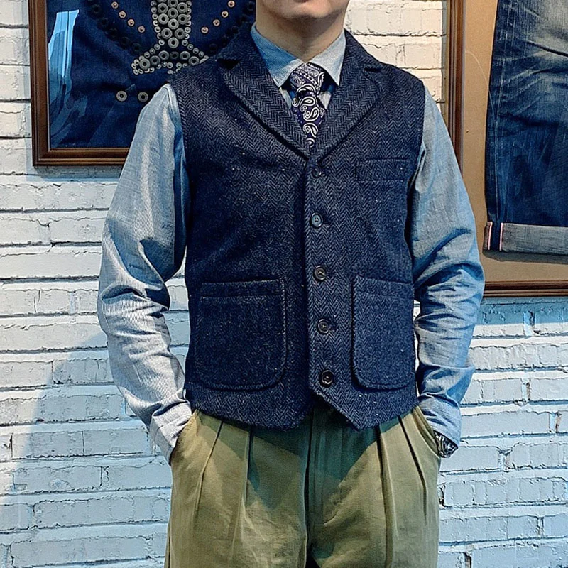 100% Wool Vintage Stylish Waistcoat 560 GSM Mens Casual Tweed Vest Red Tornado MJ-0004, Asian Size! Read Description First!
100% Wool Vintage Stylish Waistcoat 560 GSM Mens Casual Tweed Vest Red Tornado MJ-0004, Asian Size! Read Description First!