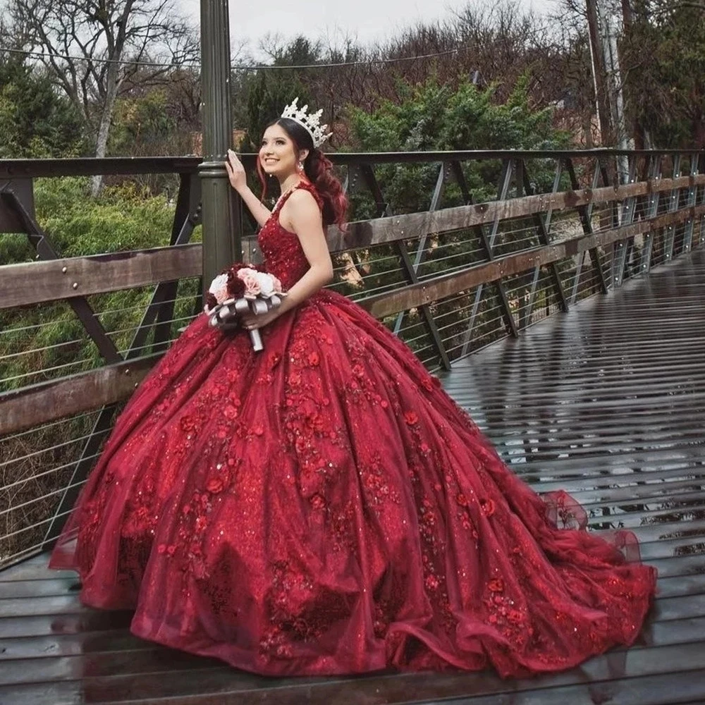 Angelsbridep, бордовое бальное платье, платья Quinceanera, 3D Цветы, на бретельках, с открытой спиной, милое платье для вечевечерние 16 девушек на день рождения
Angelsbridep, бордовое бальное платье, платья Quinceanera, 3D Цветы, на бретельках, с открытой спиной, милое платье для вечевечерние 16 девушек на день рождения