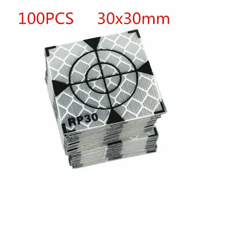 100pcs 20~60mm Total Station Reflector Sheet Reflective Tape Target Survey Geography Reflector Target Reflective Sticker
100pcs 20~60mm Total Station Reflector Sheet Reflective Tape Target Survey Geography Reflector Target Reflective Sticker