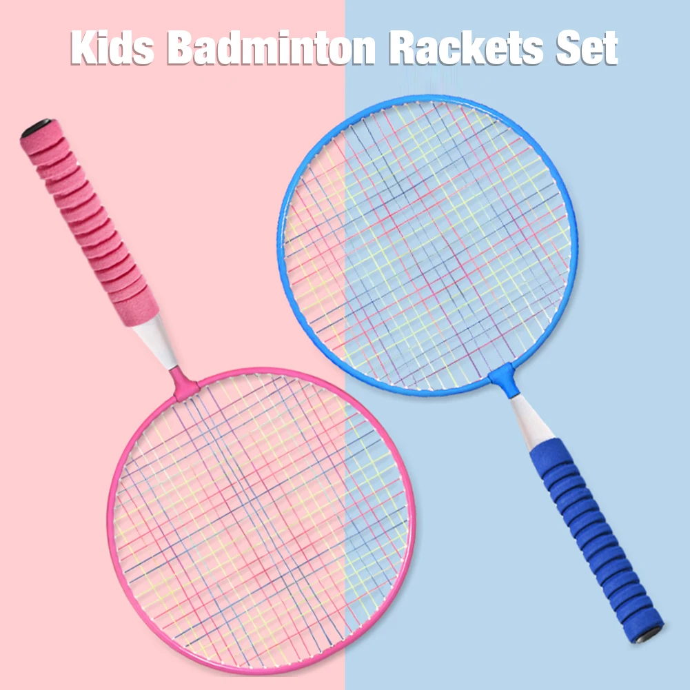 Sponge Handle Indoor/Outdoor Racquet Sports For Children Badminton Balls Tennis Racket Set Tennis Badminton Blue And Pink
Sponge Handle Indoor/Outdoor Racquet Sports For Children Badminton Balls Tennis Racket Set Tennis Badminton Blue And Pink