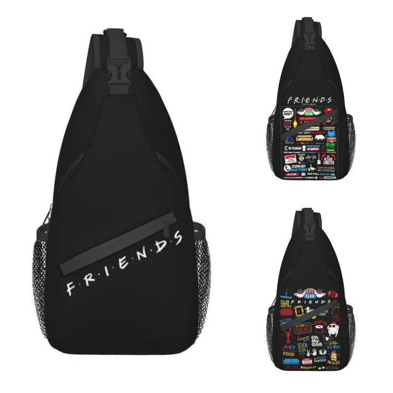 Friends Funny Quote Sling Bag Men Cool TV Show Shoulder Chest Crossbody Backpack Traveling Daypack 
Friends Funny Quote Sling Bag Men Cool TV Show Shoulder Chest Crossbody Backpack Traveling Daypack