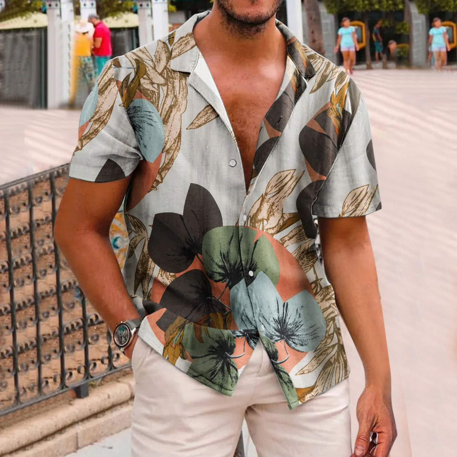 In Stock 2022 New Men Button Down Summer Printed Casual Short Sleeves Lapel Shirt Fashionable Beach Hawaii Shirts Fast Shipping
In Stock 2022 New Men Button Down Summer Printed Casual Short Sleeves Lapel Shirt Fashionable Beach Hawaii Shirts Fast Shipping