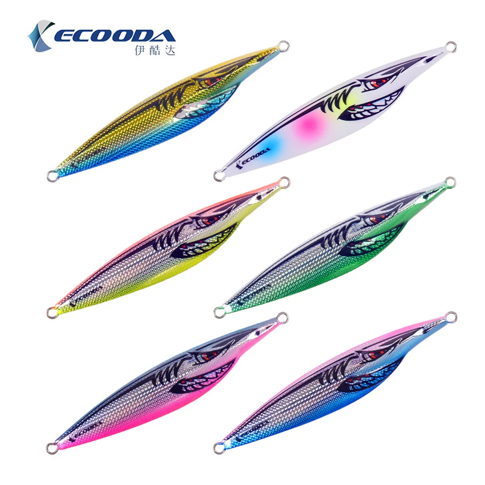 New ECOODA Cross Shark Jigging Lure 90-480g Artificial Metal Jig Lure Luminous Fishing Jig Deep Sea Slow Jig Fishing Jig Lures
New ECOODA Cross Shark Jigging Lure 90-480g Artificial Metal Jig Lure Luminous Fishing Jig Deep Sea Slow Jig Fishing Jig Lures