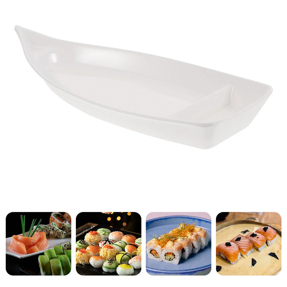 

Sushi Serving Plate Platter Boat Tray Dish Plates Japanese Snack Sauce Sashimi Dessert Appetizer Soy Mini Melamine Platters