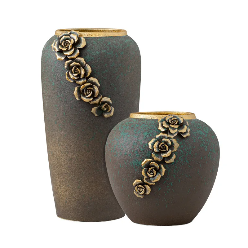 Floral Soft Decoration Vases Creativity Large Vase Home Decor Dry Flower Porcelain Vase Ceramic Floor Living Room Decoration
Floral Soft Decoration Vases Creativity Large Vase Home Decor Dry Flower Porcelain Vase Ceramic Floor Living Room Decoration