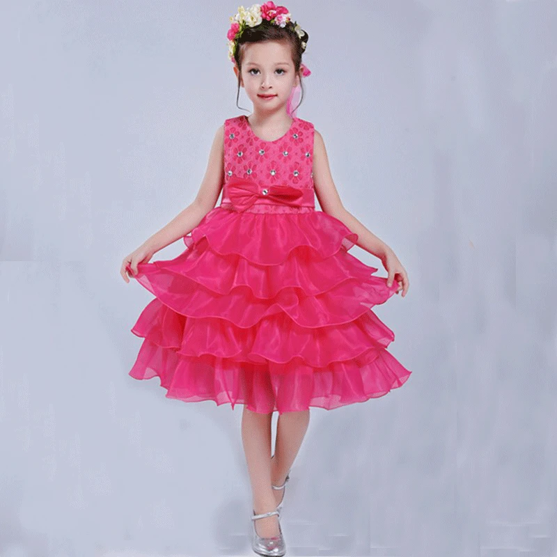 Rhinestone Flower Girl Dresses Luxury Kids Evening Ball Gowns Bow-tie First Communion Dresses for Girls Layered Dress FY03011
Rhinestone Flower Girl Dresses Luxury Kids Evening Ball Gowns Bow-tie First Communion Dresses for Girls Layered Dress FY03011