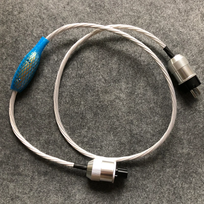 Hi-end Audio Cable Silver Audiophile HiFi Power Cords EU & US Plug with Gold Alloy Ring
Hi-end Audio Cable Silver Audiophile HiFi Power Cords EU & US Plug with Gold Alloy Ring