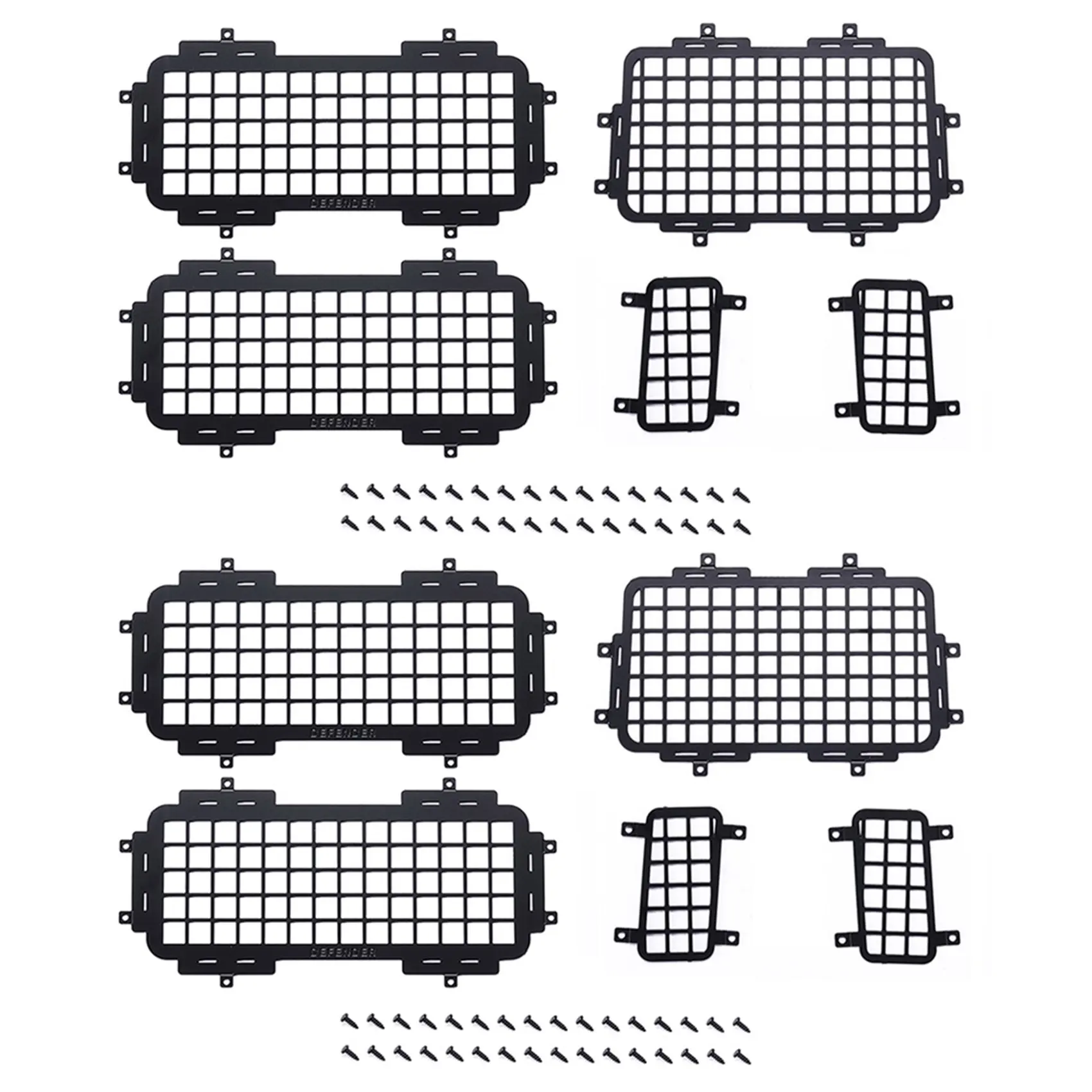 2 Set For MN D90 D99S MN99S 1/12 Rear Side Metal Stereoscopic Window Mesh Protective Net Accessories
2 Set For MN D90 D99S MN99S 1/12 Rear Side Metal Stereoscopic Window Mesh Protective Net Accessories