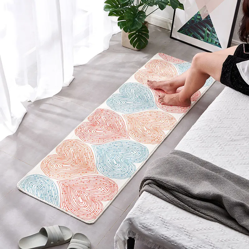 Girls' Thick Bedside Rug Rectangular Bedroom Window Rug Without Shedding Hair Can Be Stepped on By Bare Feet
Girls' Thick Bedside Rug Rectangular Bedroom Window Rug Without Shedding Hair Can Be Stepped on By Bare Feet