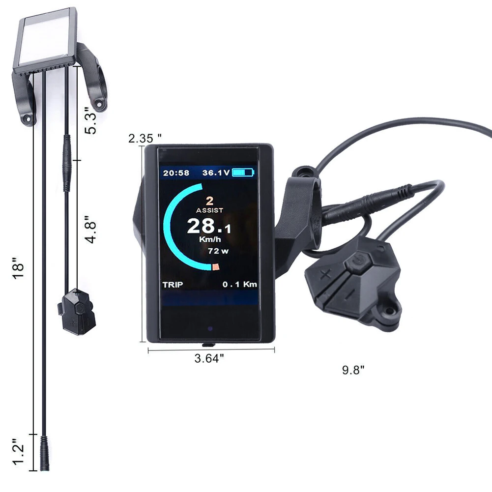 High-quality 850C/P850 Display BBS Motor UART 24V/36V/48V Battery 3.2inch 5V 500mA Display IP65 (water Proof) ROHS
High-quality 850C/P850 Display BBS Motor UART 24V/36V/48V Battery 3.2inch 5V 500mA Display IP65 (water Proof) ROHS