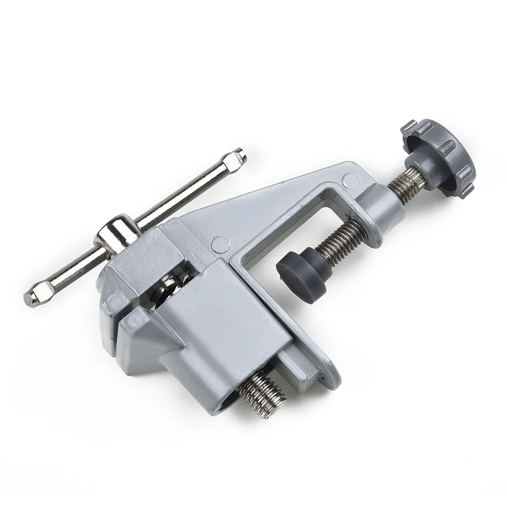 Swivel Table Bench Vise Tool Workshop Aluminum alloy Heavy Duty Hobby Holding Repair Silver Supply Clamp Craft
Swivel Table Bench Vise Tool Workshop Aluminum alloy Heavy Duty Hobby Holding Repair Silver Supply Clamp Craft